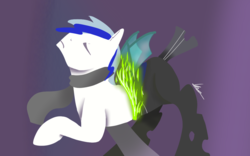 Size: 1280x800 | Tagged: safe, oc, oc only, oc:stormrunner, changeling