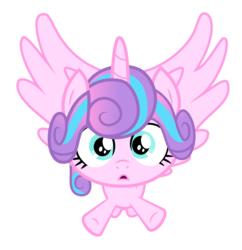 Size: 4000x4129 | Tagged: safe, artist:ivacatherianoid, princess flurry heart, g4, season 6, the crystalling, female, simple background, solo, that was fast, transparent background, vector