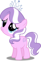 Size: 3347x5000 | Tagged: safe, artist:dashiesparkle, diamond tiara, earth pony, pony, g4, cute, diamondbetes, female, puppy dog eyes, simple background, solo, transparent background, vector, woobie