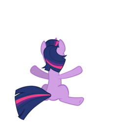 Size: 7000x7500 | Tagged: safe, artist:tardifice, twilight sparkle, g4, the crystal empire, absurd resolution, crash, female, missing cutie mark, simple background, solo, transparent background, vector