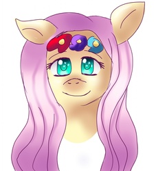 Size: 1164x1280 | Tagged: safe, artist:starrycatgirl, fluttershy, g4, female, looking at you, solo