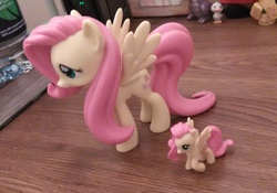 Size: 1961x1369 | Tagged: safe, fluttershy, g4, blind bag, don't talk to me or my son ever again, duality, funko, irl, meme, photo, self ponidox, toy