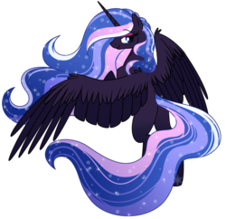 Size: 1024x990 | Tagged: safe, artist:cayfie, oc, oc only, alicorn, pony, alicorn oc, bedroom eyes, looking at you, simple background, solo, spread wings, transparent background