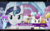 Size: 1920x1200 | Tagged: safe, screencap, amber laurel, amber waves, applejack, atticus, crystal arrow, crystal beau, fair trade, fleur de verre, fluttershy, mustafa combe, rubinstein, sapphire joy, shining armor, tough nut, crystal pony, earth pony, pegasus, pony, g4, my little pony: friendship is magic, the crystalling, background pony, discovery family logo, female, male, mare, meme, my little pony logo, stallion, youtube, youtube caption