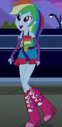 Size: 350x720 | Tagged: safe, screencap, rainbow dash, equestria girls, g4, cropped, female, solo