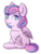 Size: 733x969 | Tagged: safe, artist:submerged08, princess flurry heart, pony, g4, season 6, cute, female, flurrybetes, looking back, signature, solo