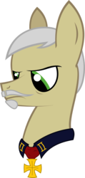 Size: 574x1209 | Tagged: safe, artist:braziliancitizen, pony, brazil, duke of caxias, ponified, portrait, solo