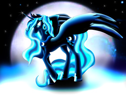 Size: 3968x2976 | Tagged: safe, artist:malami95, princess luna, g4, female, high res, solo