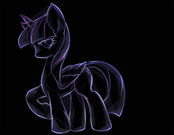 Size: 800x623 | Tagged: safe, artist:tyuubatu, twilight sparkle, alicorn, pony, g4, black background, female, mare, simple background, solo, twilight sparkle (alicorn)