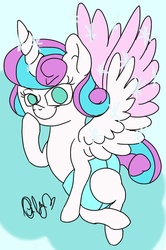 Size: 665x1004 | Tagged: safe, artist:sweetheart-arts, princess flurry heart, g4, my little pony: friendship is magic, season 6, female, solo, sparkles