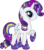 Size: 4430x5077 | Tagged: safe, artist:osipush, rarity, g4, absurd resolution, cutie mark magic, female, rainbow power, rainbow power-ified, raised hoof, simple background, solo, transparent background, vector