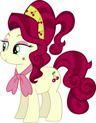 Size: 1764x2250 | Tagged: safe, artist:bluetech, cherry jubilee, earth pony, pony, g4, party pooped, .svg available, female, inkscape, simple background, solo, transparent background, vector