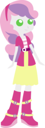 Size: 1491x4229 | Tagged: safe, artist:sketchmcreations, sweetie belle, equestria girls, g4, boots, clothes, female, high res, pointy people, pointy ponies, simple background, skirt, solo, transparent background, vector