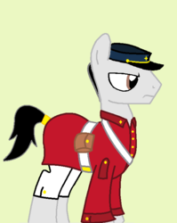 Size: 542x682 | Tagged: safe, artist:braziliancitizen, pony, base used, paraguay, paraguayan war, ponified, soldier, solo