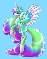 Size: 2068x2618 | Tagged: safe, artist:justalittleshadow, oc, oc only, oc:gummy sweet, high res, solo