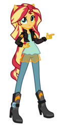 Size: 1500x3000 | Tagged: safe, artist:mixiepie, sunset shimmer, equestria girls, g4, commission, female, ponied up, simple background, solo, transparent background