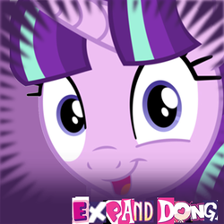 Size: 512x512 | Tagged: safe, starlight glimmer, derpibooru, g4, expand dong, exploitable meme, female, meme, meta, solo, spoilered image joke, starlight says bravo