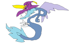 Size: 724x509 | Tagged: safe, trixie, dragon, g4, 1000 hours in ms paint, dragonified, species swap, trixiedragon