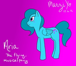Size: 1500x1300 | Tagged: safe, artist:melodicmarzipan, oc, oc only, oc:aria, pegasus, pony, solo