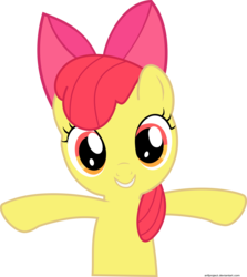 Size: 6000x6731 | Tagged: safe, artist:arifproject, apple bloom, earth pony, pony, g4, absurd resolution, adorabloom, cute, female, simple background, solo, transparent background, vector