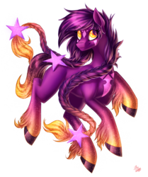 Size: 2037x2434 | Tagged: safe, artist:glitteronin, oc, oc only, high res, solo, stars