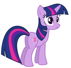 Size: 4250x4033 | Tagged: safe, artist:estories, twilight sparkle, pony, unicorn, g4, absurd resolution, butt, female, plot, simple background, smiling, solo, transparent background, twibutt, unicorn twilight, vector