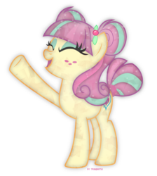 Size: 845x945 | Tagged: safe, artist:tigerbeetle, sour sweet, crystal pony, pony, equestria girls, g4, my little pony equestria girls: friendship games, equestria girls ponified, female, ponified, solo, vector