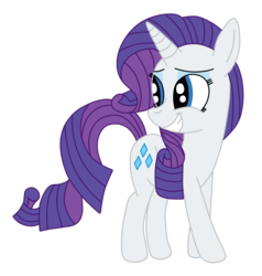 Size: 1184x1244 | Tagged: safe, artist:squipycheetah, rarity, pony, unicorn, g4, eyeshadow, female, looking back, simple background, smiling, solo, teeth, transparent background, vector