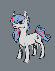 Size: 700x909 | Tagged: safe, artist:lya, oc, oc only, earth pony, pony, colored, solo