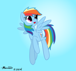 Size: 1500x1400 | Tagged: safe, artist:melodicmarzipan, rainbow dash, g4, female, flying, solo