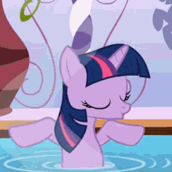 Size: 304x304 | Tagged: safe, edit, edited screencap, screencap, twilight sparkle, g4, green isn't your color, animated, female, solo