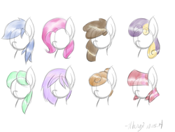 Size: 1400x1050 | Tagged: safe, artist:melodicmarzipan, oc, oc only, alternate hairstyle, generic pony