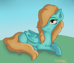 Size: 1000x856 | Tagged: safe, artist:stargazer, oc, oc only, oc:amber dayes, pegasus, pony, female, solo