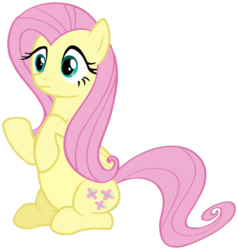 Size: 558x586 | Tagged: safe, edit, fluttershy, g4, magic duel, belly, female, not a vector, simple background, sitting, solo, transparent background