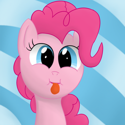 Size: 2000x2000 | Tagged: safe, artist:nyax, pinkie pie, g4, female, high res, solo, tongue out