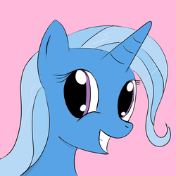 Size: 1000x1000 | Tagged: safe, artist:darelith, trixie, pony, unicorn, g4, female, mare, profile, solo