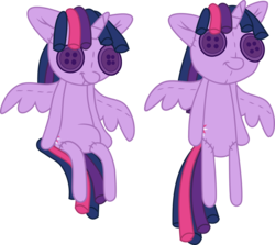 Size: 2057x1838 | Tagged: safe, artist:lunarina, twilight sparkle, alicorn, pony, g4, hearthbreakers, doll, female, hearth's warming doll, mare, object, simple background, toy, transparent background, twilight sparkle (alicorn), vector