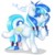 Size: 4096x4096 | Tagged: safe, artist:doodlehorse, oc, oc only, absurd resolution, bow, earring, hair bow, piercing, solo, tail bow