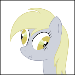 Size: 1546x1558 | Tagged: safe, artist:mr-1, derpy hooves, pegasus, pony, g4, discorded, female, mare, scrunchy face, solo