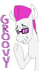 Size: 364x666 | Tagged: safe, artist:gamef0rpaw, oc, oc only, oc:muh mogma, earth pony, pony, groovy, male, simple background, solo, stallion, sunglasses, white background