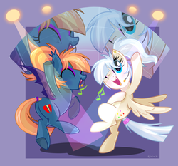 Size: 3691x3433 | Tagged: safe, artist:wicklesmack, oc, oc only, bat pony, pony, dancing, high res