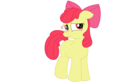 Size: 1500x1000 | Tagged: safe, artist:an-tonio, artist:railphotos, apple bloom, g4, adorabloom, cute, female, flat colors, simple background, solo, transparent background, vector