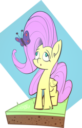 Size: 1237x1932 | Tagged: safe, artist:liracrown, fluttershy, butterfly, g4, simple background, standing, stare, transparent background, vector
