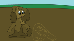Size: 1594x892 | Tagged: safe, oc, oc only, ms paint, mud, muddy, text