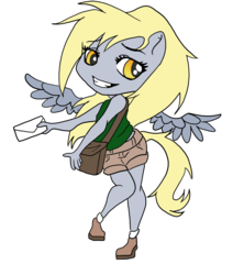 Size: 1024x1209 | Tagged: safe, artist:jadexenapus, derpy hooves, equestria girls, g4, female, ponied up, solo