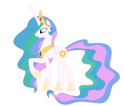 Size: 797x687 | Tagged: safe, artist:n238900, part of a set, princess celestia, princess luna, alicorn, pony, g4, accessory swap, animated, body swap, bucket, character to character, clothes, clothes swap, costume, cutie mark swap, disguise, hair dye, hair styling, levitation, magic, makeup, paint, paintbrush, painting characters, palette swap, pony to pony, recolor, role reversal, shrinking, simple background, solo, telekinesis, this explains everything, transformation, vector, white background