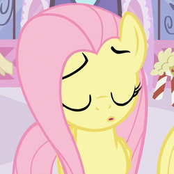 Size: 500x500 | Tagged: safe, screencap, fluttershy, g4, my little pony: friendship is magic, simple ways, faic, female, solo