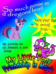 Size: 600x800 | Tagged: safe, artist:panyang-panyang, spike, twilight sparkle, alicorn, pony, g4, 1000 hours in ms paint, april fools, april fools 2016, april fools joke, ms paint, twilight sparkle (alicorn)