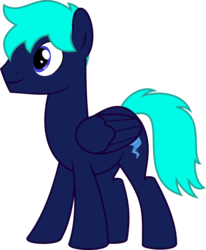 Size: 684x831 | Tagged: safe, artist:gingerscribbs, oc, oc only, oc:storm twirl, pegasus, pony, inkscape, male, ponyscape, simple background, solo, transparent background, updated, vector