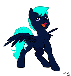 Size: 1320x1419 | Tagged: safe, anonymous artist, artist:stormtwirl, edit, oc, oc only, oc:storm twirl, solo